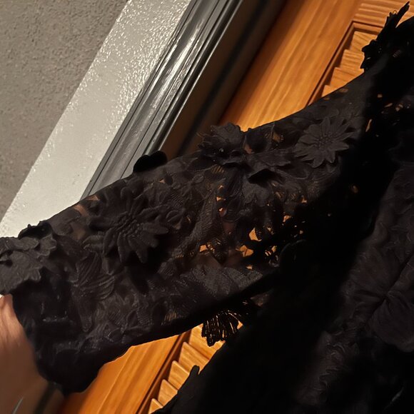 Black Lace See-through Suit - Picture 16 of 16